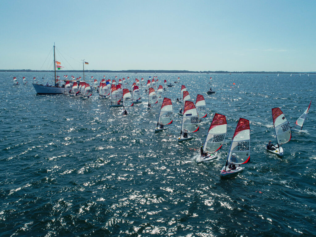 open skiff sailboat